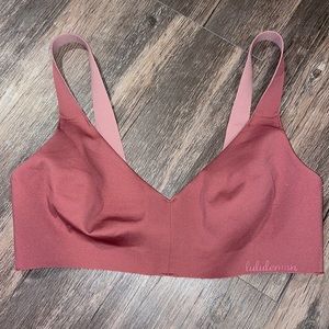 Lululemon bra size 32C. Mauve/dark pink color.
